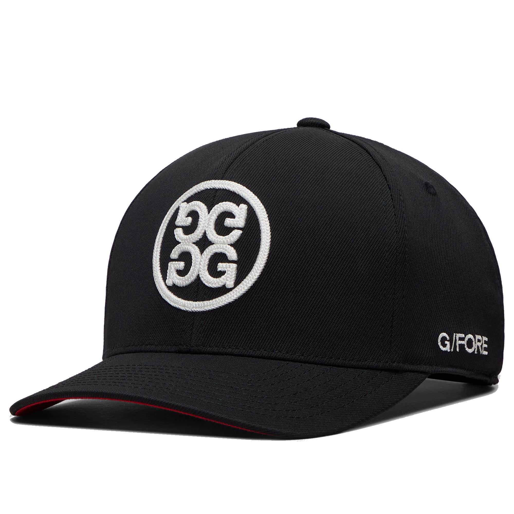 G/FORE Circle G's 110 Stretch Twill Snapback Onyx/Snow